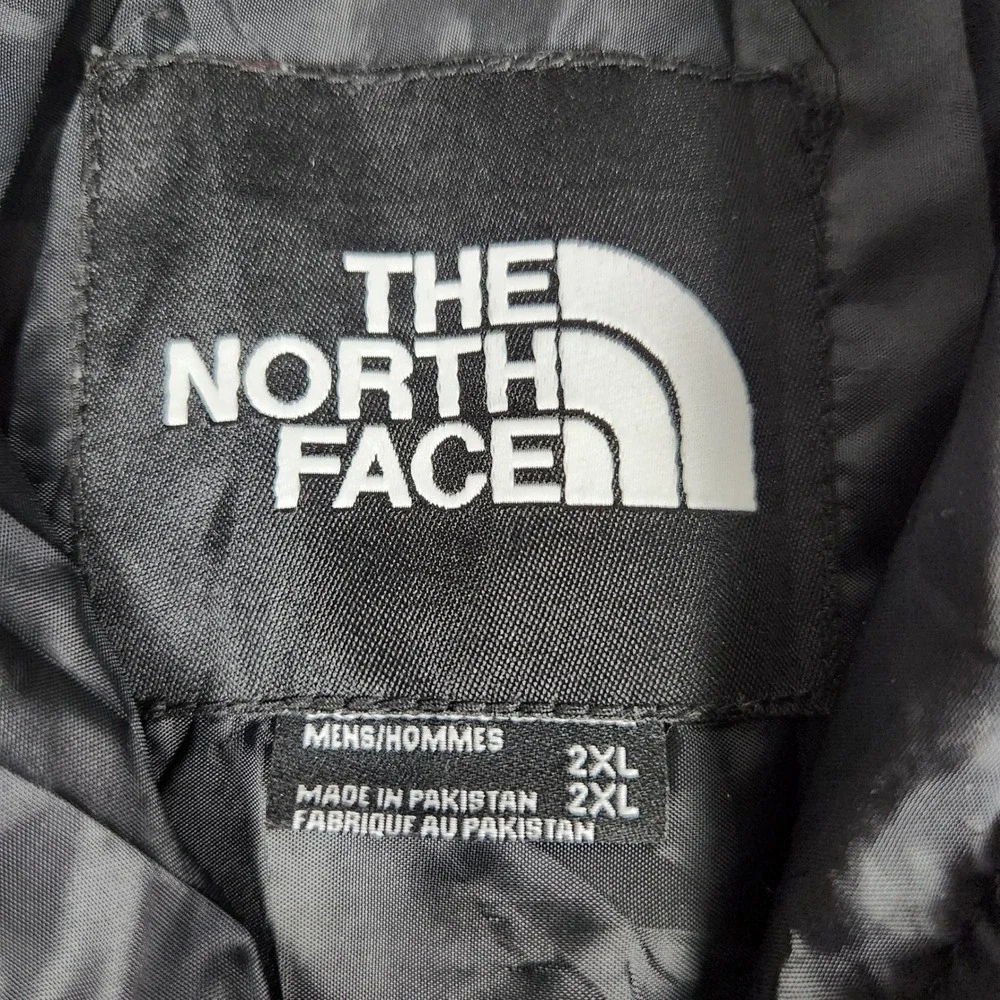 The North Face Puffer Jacket Mens 2XL Blue Quilted Warmth Classic Fit Full Zip